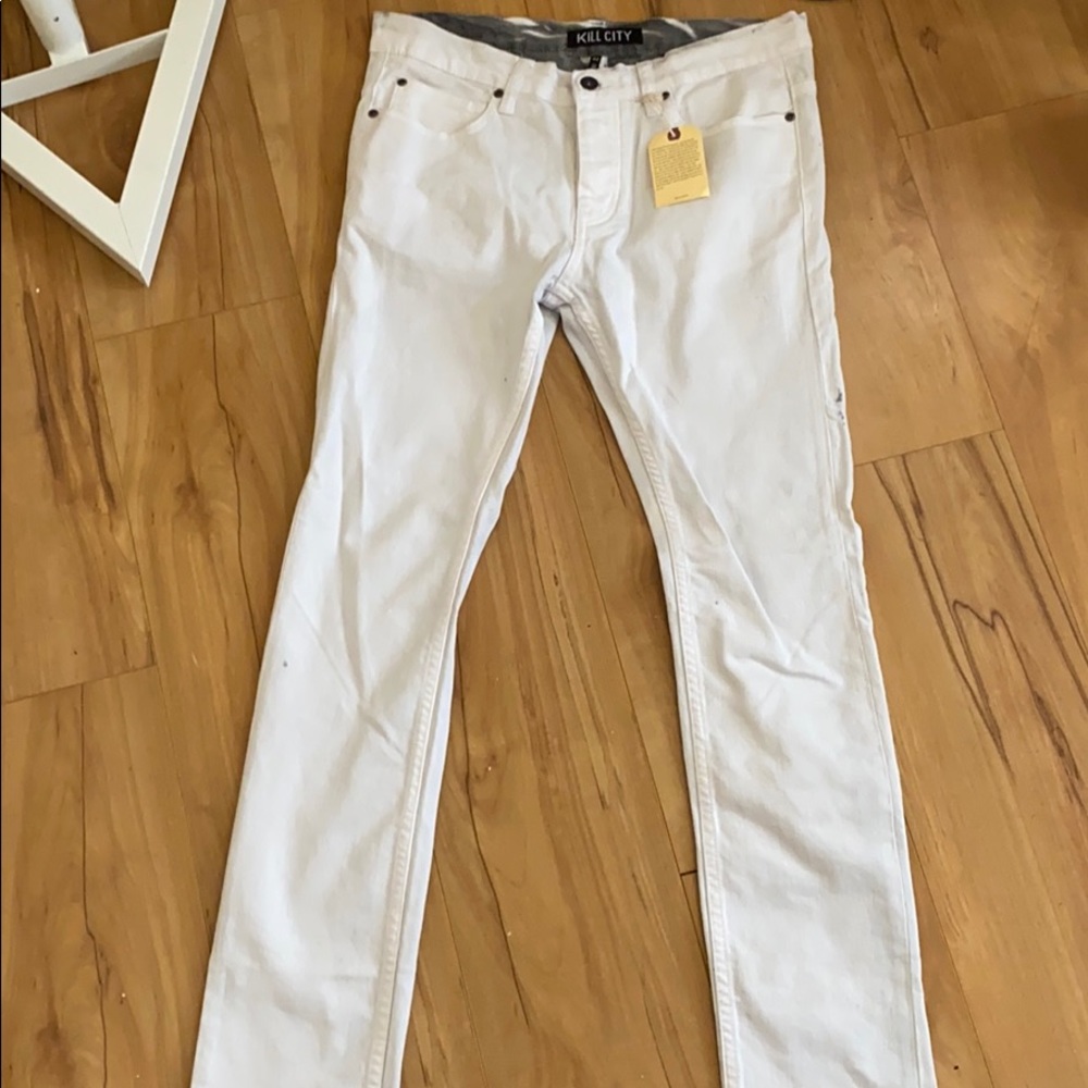 Men’s slim Kill City jeans white 32